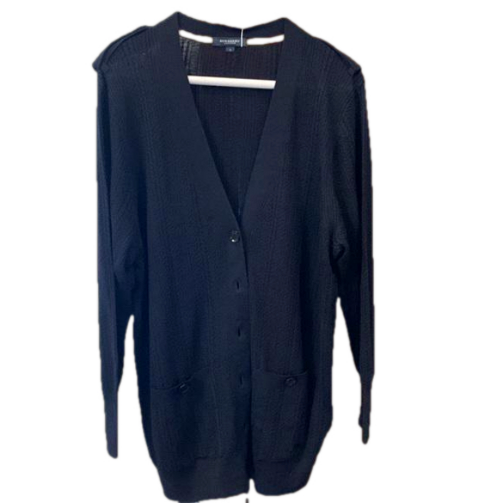 Burberry cardigan wool size 2